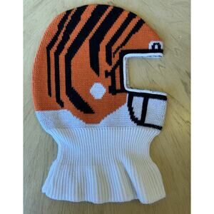 VTG Cleveland Browns Knit Hat Beanie Helmet Game Face Ski Mask Full Y2K 90s RARE